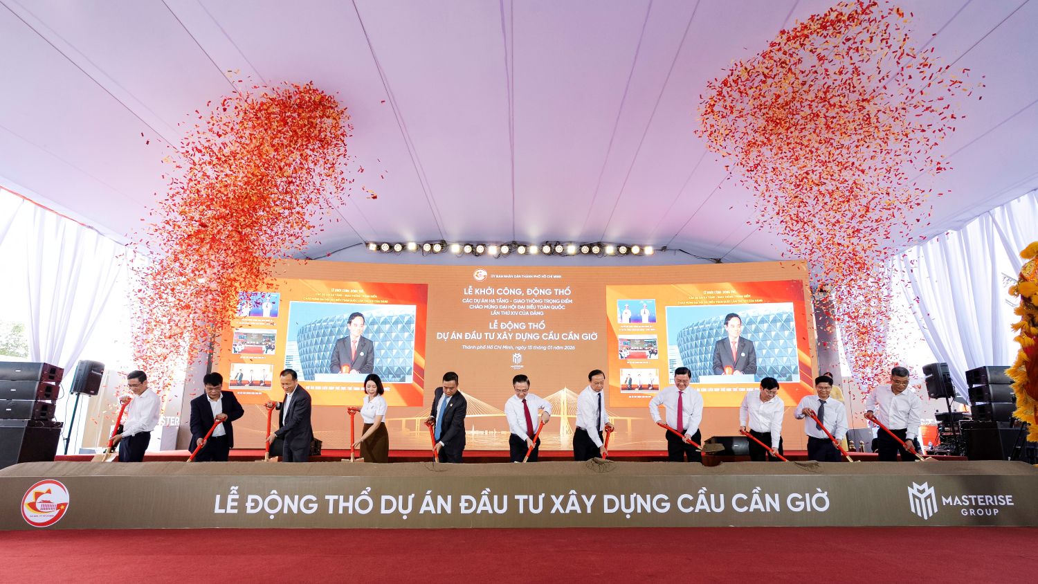 Động thổ dự án cầu Phú Mỹ 2 và cầu Cần Giờ (TPHCM)